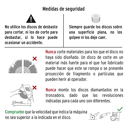 TRUPER 4 1/2 DISCO DIAMANTE CONTINUO