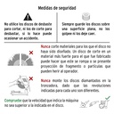 TRUPER 4 1/2 DISCO DIAMANTE CONTINUO