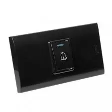 PULSADOR TIMBRE OKLED NEGRO