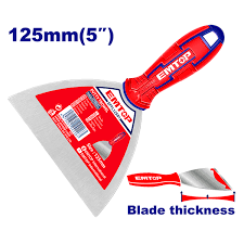 ESPÁTULA INOX 125MM EMTOP EPTL 12501