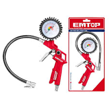 PISTOLA DE AIRE C/MANOMETRO EASGT8501 EMTOP 174PSI