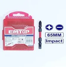 [L09507] PUNTA ESTRELLA Y PLANO P/TALADRO 10UNIDADES EMTOP.