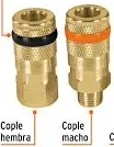 ACOPLE RAPIDO HEMBRA Y MACHO.