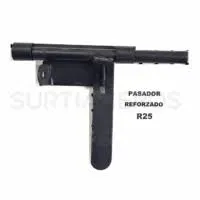 PICAPORTE NEGRO C/PASADOR 1/2X4" APACHE