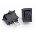 INTERRUPTOR BOTON NEGRO 6AMP-250V