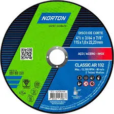 NORTON 4-1/2"X3/64X7/8 DISCO CORTE/METAL CLASSIC