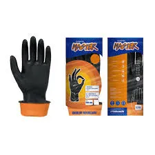 GUANTE MASTER NEGRO/NARANJA T 9 C/35