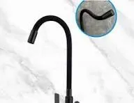 LLAVE FLEXIBLE P/PARED NEGRO BETTER