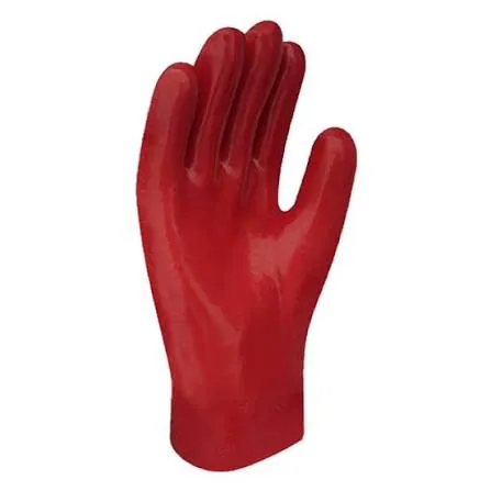 Guante antideslizante rojo corto