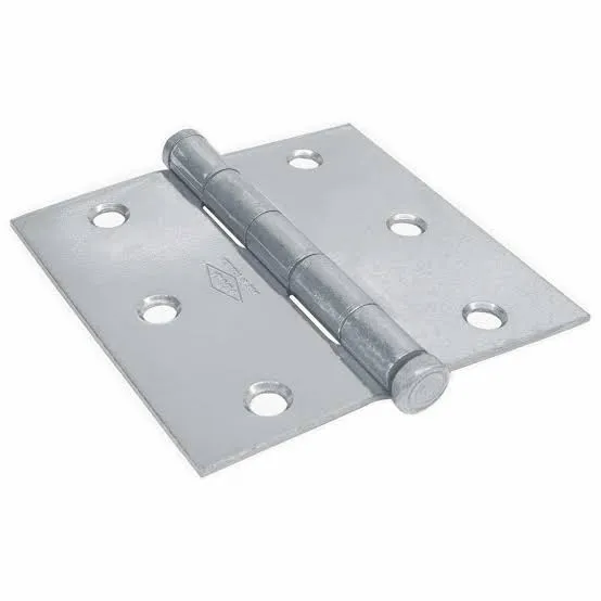 Bisagra nudo cabeza plana zincada 3"