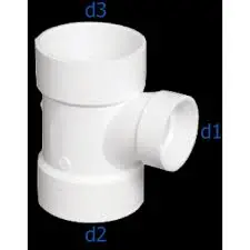 TEE DESAGUE 110MM PLASTIDOR