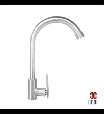 LLAVE GRIFERIA PARED CUELLO GANZO PALETA CURVO KRAUSS