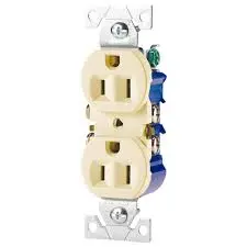 TOMA DOBLE POLARIZADO BEIGE 270V COOPER.