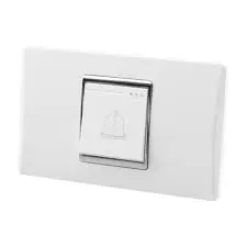 PULSADOR DE TIMBRE OKLED BLANCO