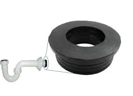 Adaptador caucho1-1/2 fregadero.