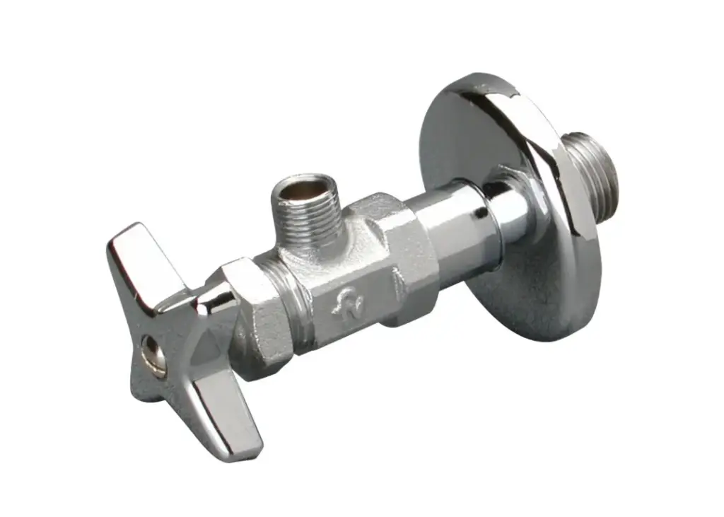 Llave  angular metalica para manguera flexible E269.01dhcr