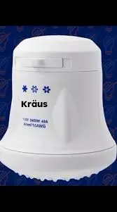 DUCHA ELECTRICA 3 TIEMPOS 110V C/ MANGUERA KRAUSS