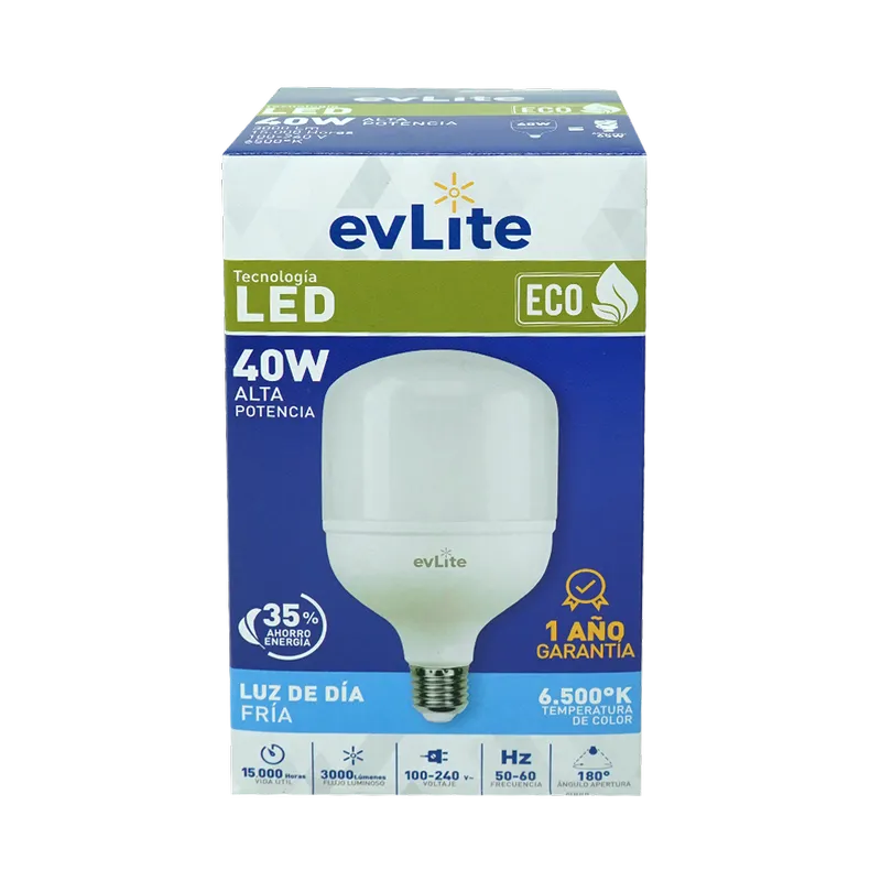 FOCO LED EVLITE 40W 6500 L/B