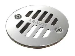 Rejilla redonda metalica de 2"p/piso KRAUSS