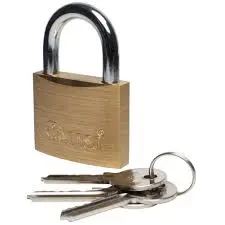 CANDADO RECTANGULAR DE ACERO CON CILINDRO DE BROCE 50MM ORSO