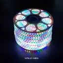 MANGUERA LED RGB 120V IP65 FLAT ROLLO 50MTS EVLITE.