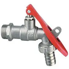 VALVULA ESFERICA JARDIN PICO ROSCA CON PORTA CANDADO 1/2 KRAUSS ECO