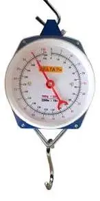 BALANZA AGRICOLA P/COLGAR ANALOGICA 100KG/220LBS AZUL CARIOCA