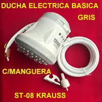 DUCHA ELECTRICA BASIC GRIS 3T 110V KRAUSS.