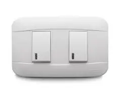 CONMUTADOR DOBLE VETO PLATA PLA37950