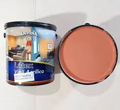 PINTURA LATEX ROJO SALMON LATINA GALON 