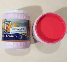 PINTURA ROJO PASION LITRO LATINA