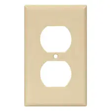 PLACA PARA TOMACORRIENTE DOBLE BEIGE 2132V COOPER