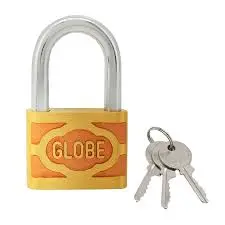 CANDADO RECTANGULAR ALTO RELIEVE 30MM BRONCE HL-203 GLOBE.