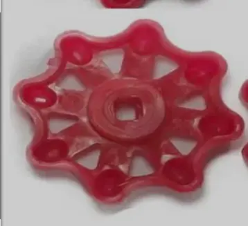 REPUESTO MARIPOSA CUADRADA ROJA