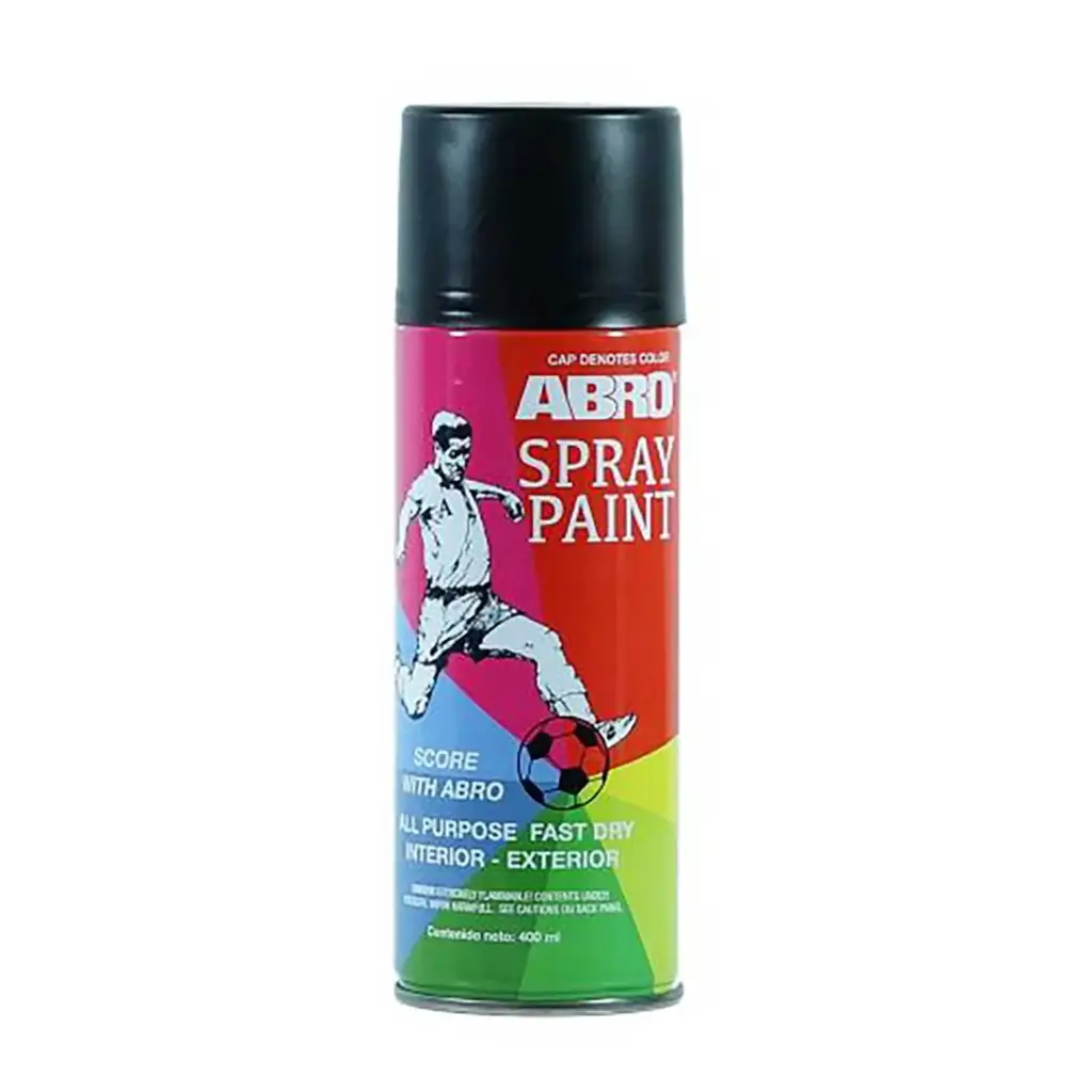 SPRAY NEGRO MATE FUTBOLISTA ABRO PN12