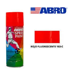 SPRAY ROJO FLUORESCENTE ABRO FUTBOLISTA 