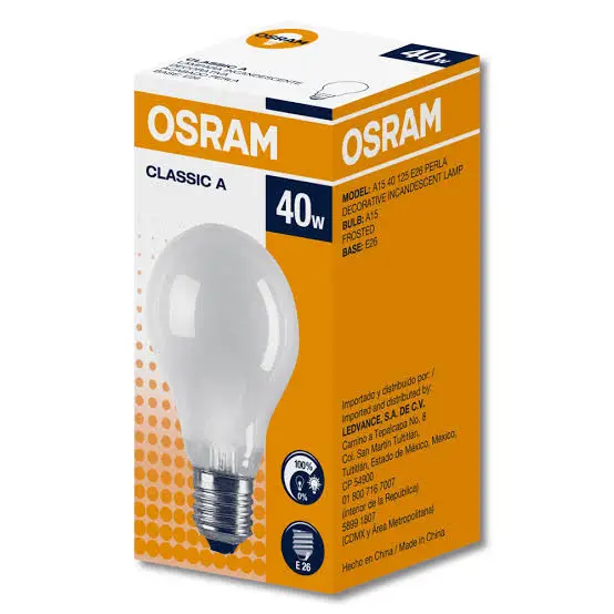 FOCO INCANDESCENTE 100W OSRAM