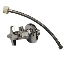 MANGUERA FLEXIBLE 12 CON LLAVE ANGULAR PARA INODORO DANU