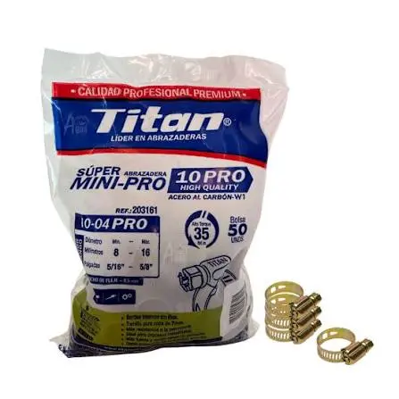 Abrazadera10-04 titan pro 13/32-5/8"(3/8)