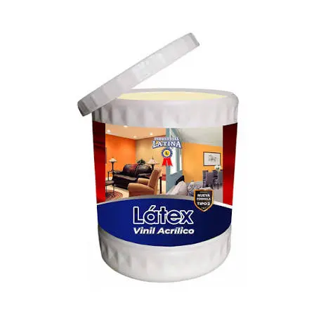 PINTURA BLANCO LITRO LATEX LATINA. 