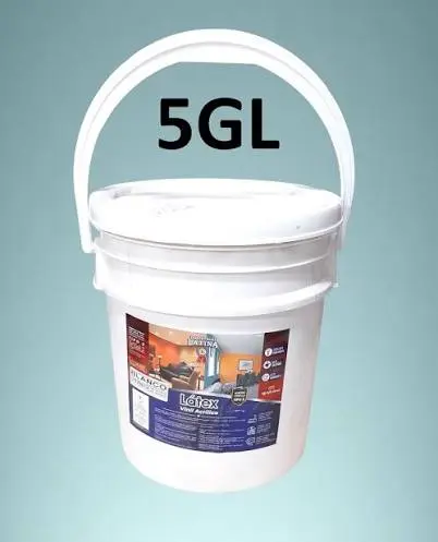 PINTURA BLANCO LATEX CANECA LATINA. 