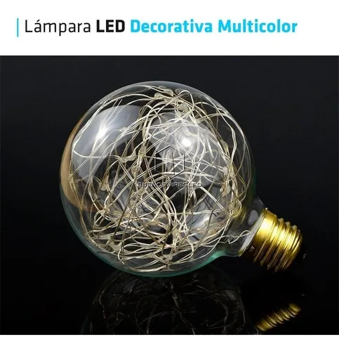 FOCO LED GLOBO ALAMBRE L/C 