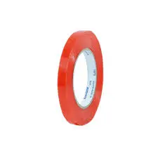 CINTA DOBLE FAZ TRANSPARENTE 12MMX2MTS.