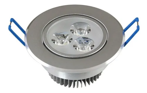 SPOT LAMPARA LED OJO DE BUEY 3W 3/F CROMADO