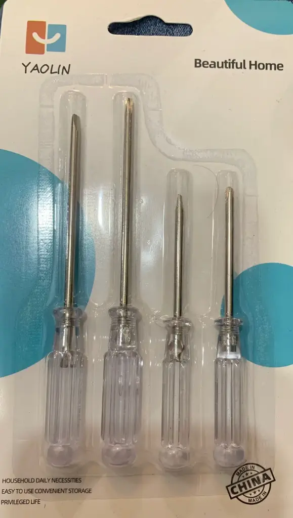 JGO. DESTORNILLADORES DE 4PCS.