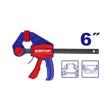 PRENSA AJUSTABLE RAPID 6" 63x150MM 60KG ECLPQ0101 EMTOP                                                                                                                                                                                         