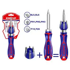 DESTORNILLADOR RACHET JGO 8PZS  EMTOP                                                                                                                                                                                                           